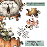Puzzle patchwork floreale 1000 pezzi
