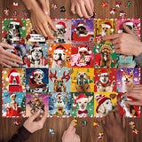 Christmas Dogs Jigsaw Puzzle 1000 Pieces