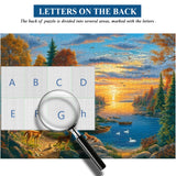 Lakeside cabins Jigsaw Puzzle 1000 Pieces