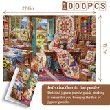 Puzzle élégant de chiens de fleurs 1000 pièces