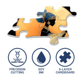 Schwarzes Gold Rosenprozzel Puzzle 1000 Stücke