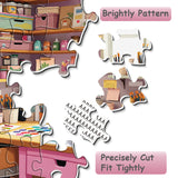 Colorful Art Studio Jigsaw Puzzle 1000 Pieces