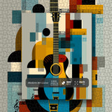 Modern Art Guitar Jigsaw Puzzle 1000 Pieces