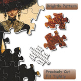 Elegante puzzle con cani con fiori, 1000 pezzi