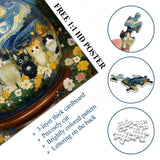 Puzzle Pomme Colorée en Fleurs 1000 Pièces