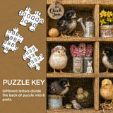 Stilvolles Blumenhunde-Puzzle 1000 Teile