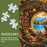 Elegante puzzle con cani con fiori, 1000 pezzi