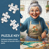 Herbstblatt-Collage-Puzzle 1000 Teile