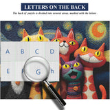 Starry Cat Chorus Jigsaw Puzzle 1000 Pieces