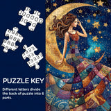 Rompecabezas de pájaro de plumas de cristal 1000 piezas