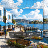 Elegante puzzle con cani con fiori, 1000 pezzi