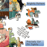 Cat's Daily Life Jigsaw Puzzle 1000 Pieces