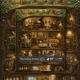 Elegante puzzle con cani con fiori, 1000 pezzi