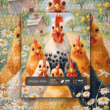 Elegante puzzle con cani con fiori, 1000 pezzi
