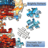 Mosaic Lighthouse Jigsaw Puzzle 1000 Pieces
