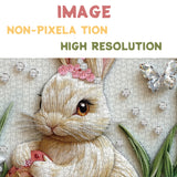 Springtime Bunny Delight Jigsaw Puzzle 1000 Pieces