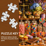 Elegante puzzle con cani con fiori, 1000 pezzi