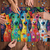 Colorful Dogs Jigsaw Puzzle 1000 Pieces