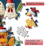 Puzzle per uccelli con piuma di cristallo 1000 pezzi