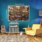 Elegante puzzle con cani con fiori, 1000 pezzi