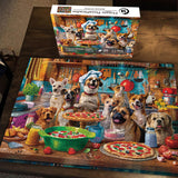 Doggie Pizza Paradise Jigsaw Puzzle 1000 Pieces