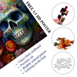 Halloween Flower Skull Jigsaw Puzzle 1000 Pieces