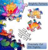 Rainbow Lotus Jigsaw Puzzle 1000 Pieces