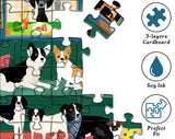 Cute Puppy's Lounge Jigsaw Puzzle 1000 Pieces