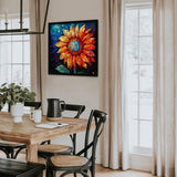 Stained Glass Sunflower Art Jigsaw Puzzle 1000 Pieces