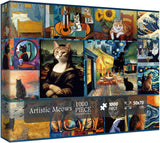 Artistic Meows Jigsaw Puzzle 1000 Pieces