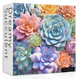 Dreamy Succulent Jigsaw Puzzle 1000 Pieces