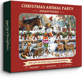 Christmas Animal Party Jigsaw Puzzles 1000 Pieces