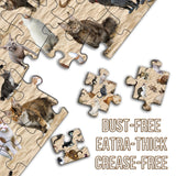 Beach Pooping Cats Jigsaw Puzzle 1000 Pieces