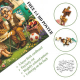 Puzzle élégant de chiens de fleurs 1000 pièces