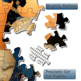 Schwarzes Gold Rosenprozzel Puzzle 1000 Stücke