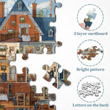 Autumn Retro Villa Jigsaw Puzzle 1000 Pieces
