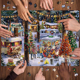 Christmas Camping Jigsaw Puzzle 1000 Pieces