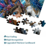 Elegante puzzle con cani con fiori, 1000 pezzi