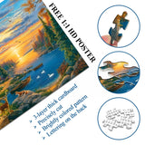 Lakeside cabins Jigsaw Puzzle 1000 Pieces
