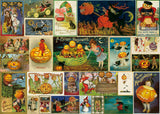 Vintage Halloween Cards Jigsaw Puzzle 1000 Pieces