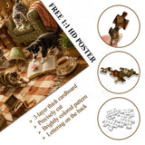 Puzzle élégant de chiens de fleurs 1000 pièces