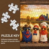 Kristallfedern Vogelpuzzle 1000 Stücke
