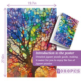 Black Gold Rose Rose Puzzle 1000 pièces