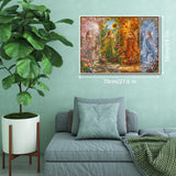 Elegante puzzle con cani con fiori, 1000 pezzi