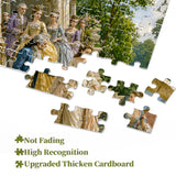 Elegante puzzle con cani con fiori, 1000 pezzi