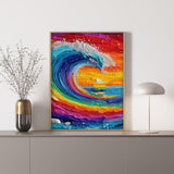 Colorful Waves Jigsaw Puzzle 1000 Pieces