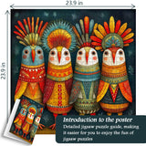 Feather Crown Tribe Jigsaw Puzzle 1000 Pieces