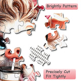 Puzzle colorato romantico da 1000 pezzi