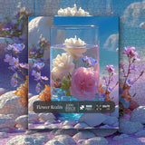 Puzzle rosa oro nero puzzle 1000 pezzi