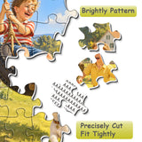 Stilvolles Blumenhunde-Puzzle 1000 Teile